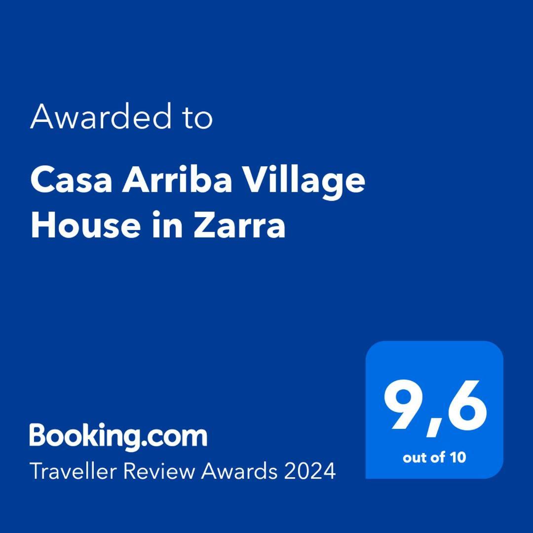 Casa Arriba Village House In Zarra Exteriör bild